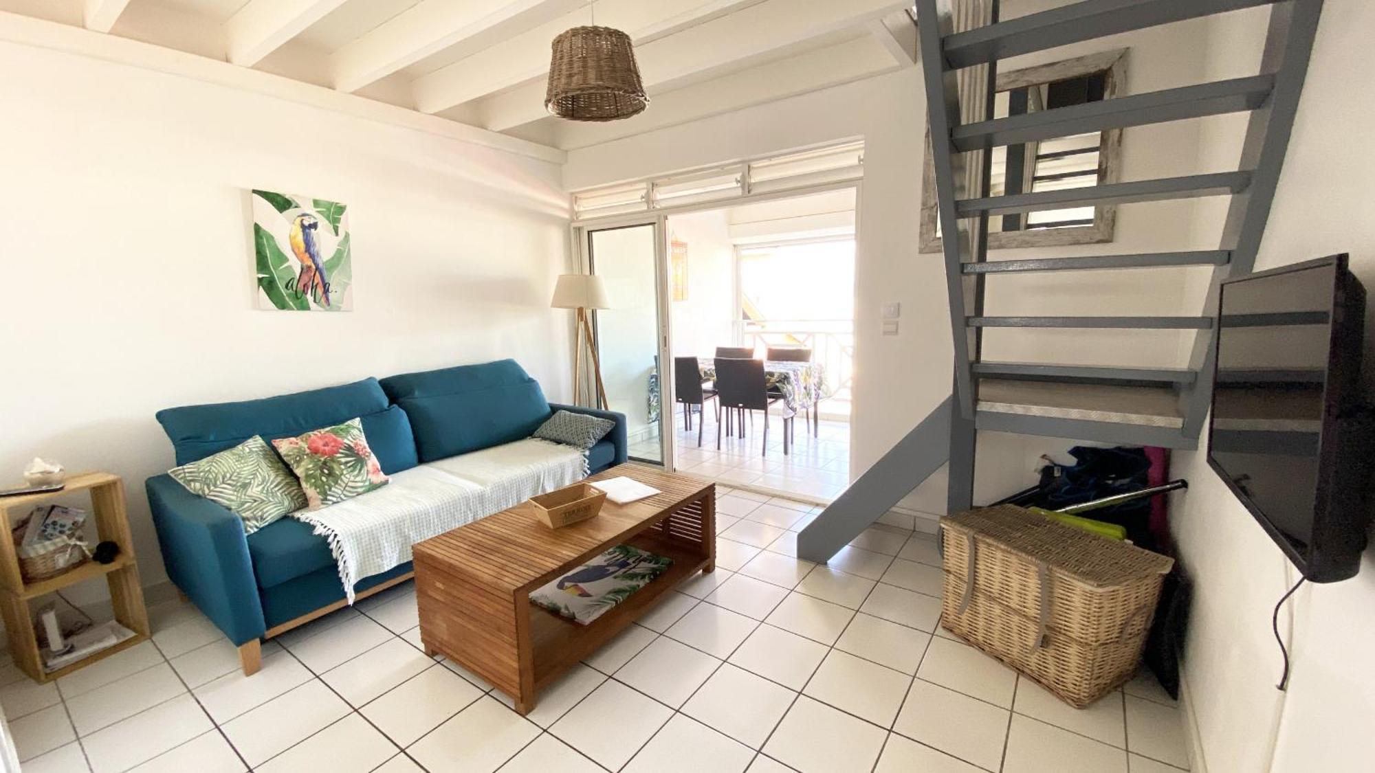 Ti Caraïbes, appartement T3 atypique, vue mer, piscine et proche plage Les Trois-Ilets Extérieur photo